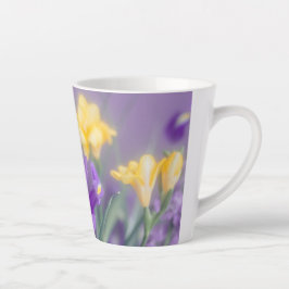 Taza De Café Latte Spring floral Latte Mug