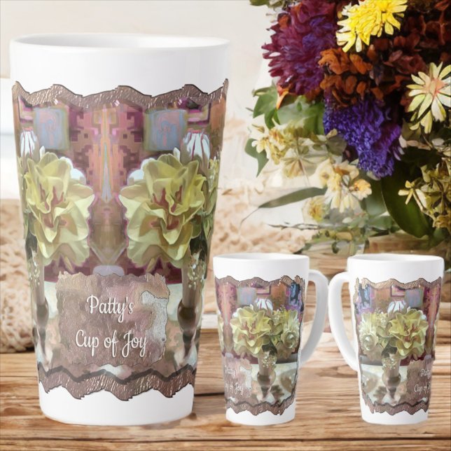 Taza De Café Latte Spring Flowers Cup of Joy PCM1 Latte Mug (Subido por el creador)