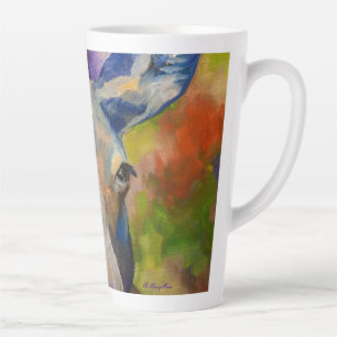 Taza De Café Latte Sr. Moosey Moose Latte Mug