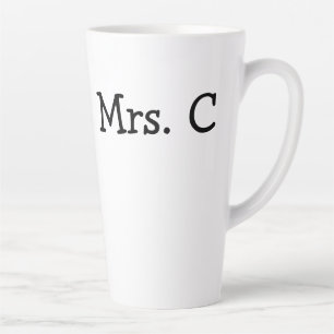 Taza De Café Latte Sra.     CTeacher / Educator Mug