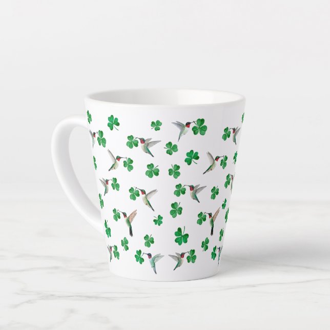 Taza De Café Latte St. Patrick's Day Latte Mug (Ángulo izquierdo)
