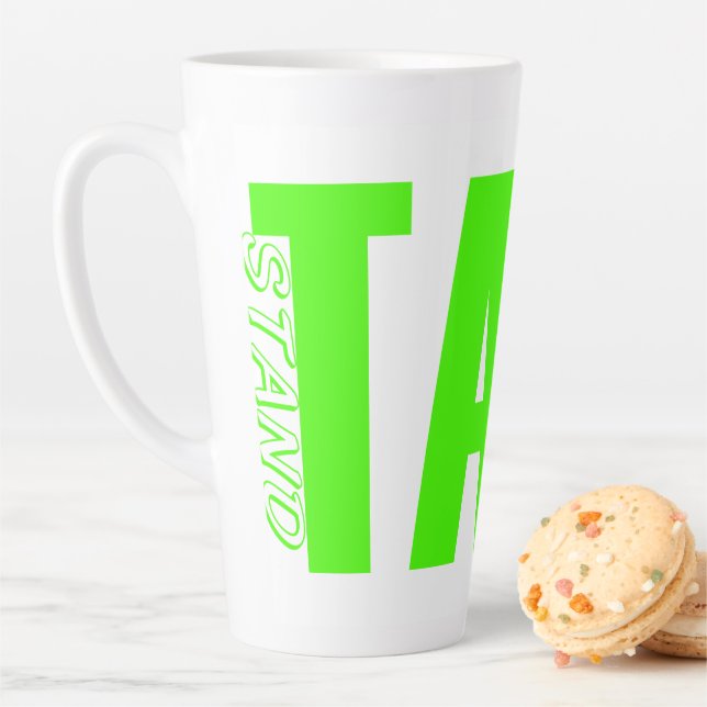 Taza De Café Latte Stand Tall Mug (In situ)