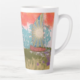 Taza De Café Latte Starburst Sail
