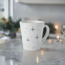 Taza De Café Latte Starry Holiday Small Latte Mug | Drinkware festivo
