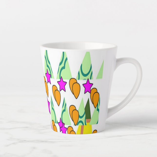 Taza De Café Latte Stars Garden (Derecha)