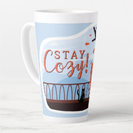 Taza De Café Latte Stay Cosy Cosy Hygge Autumn otoño FolkArt Decor AÑ
