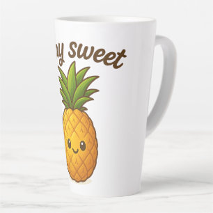 Taza De Café Latte Stay Sweet - Cute Pineapple