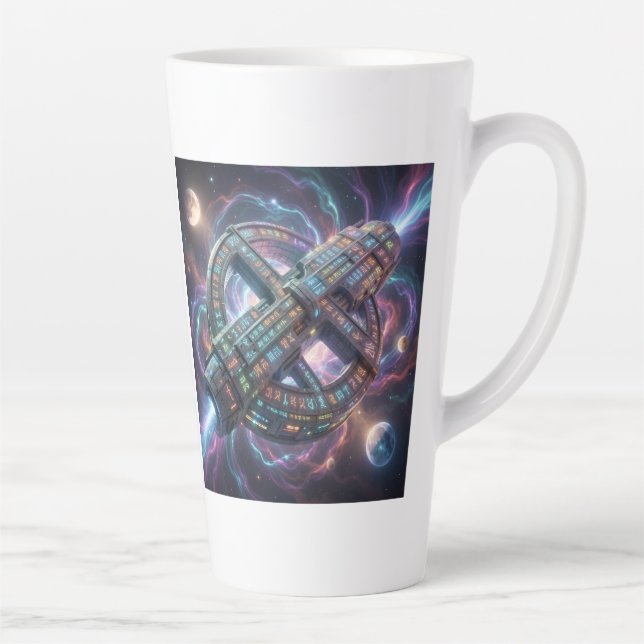 Taza De Café Latte Stellar Path – Journey Through the Universe´8 (Derecha)