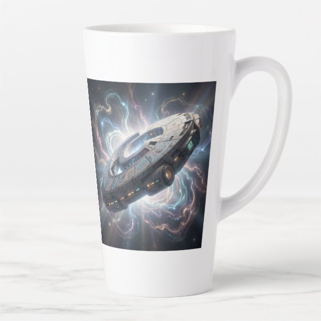 Taza De Café Latte Sternenpfad – Reise durch das Universum´8 (Derecha)