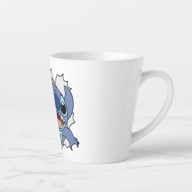 Taza De Café Latte Stitch Latte Mug (Derecha)