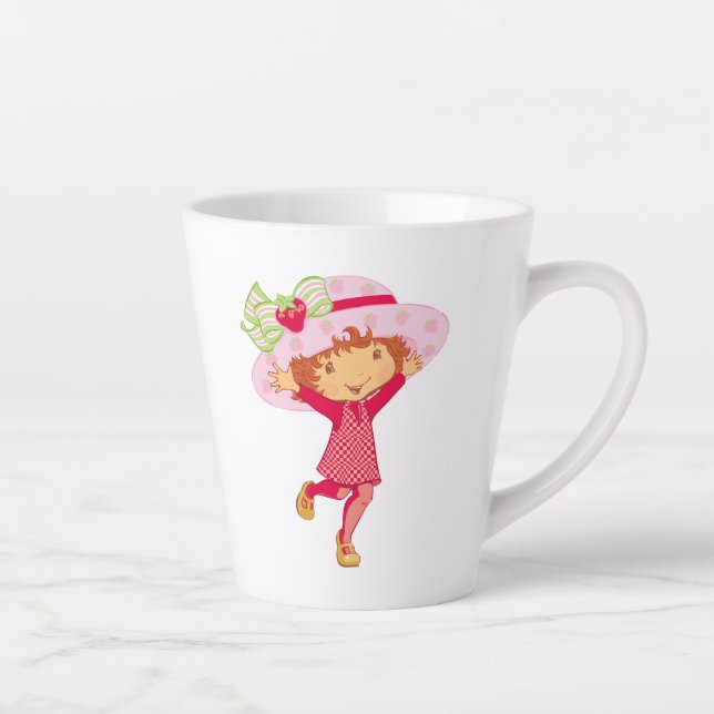 Taza De Café Latte Strawberry (Derecha)