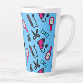 TAZA DE CAFÉ LATTE STYLISH SALON