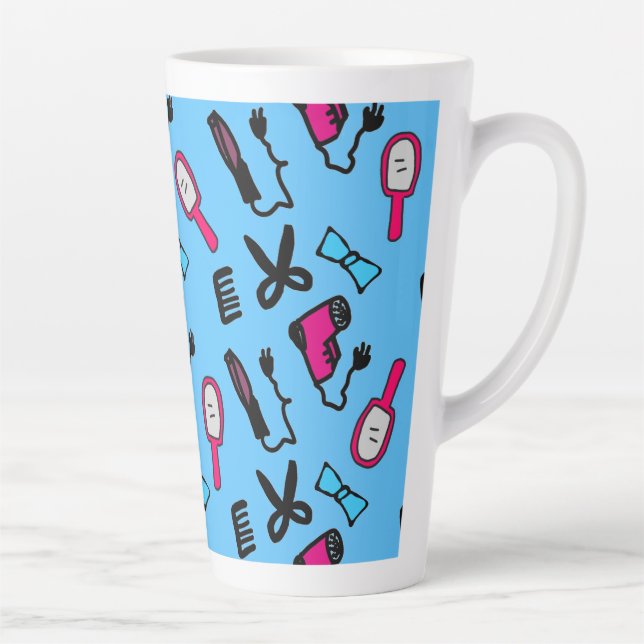 TAZA DE CAFÉ LATTE STYLISH SALON (Derecha)