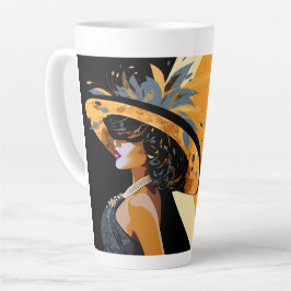 TAZA DE CAFÉ LATTE SU CORONA #1