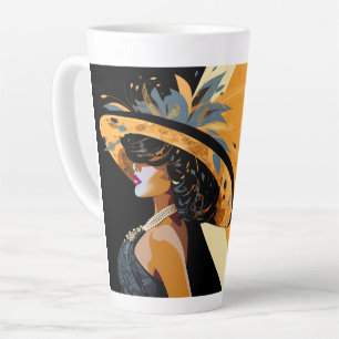 TAZA DE CAFÉ LATTE SU CORONA #1