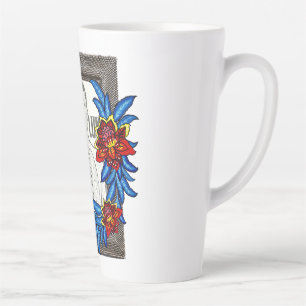 Taza De Café Latte Su Ilustracion médico de pulmones, Berry Popsicle