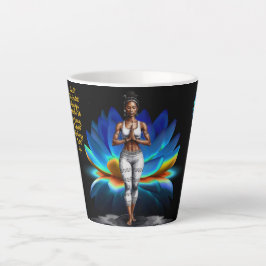 Taza De Café Latte Su sabiduría dominando la energía Latte Mug