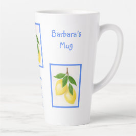 Taza De Café Latte Sueño del PERSONALIZADO costero de Amalfi