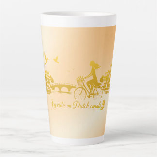 Taza De Café Latte Sueño minimalista romántico y exuberante de Amster