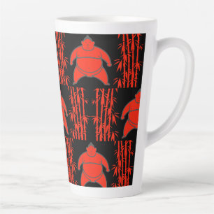 Taza De Café Latte Sumo Wrestler