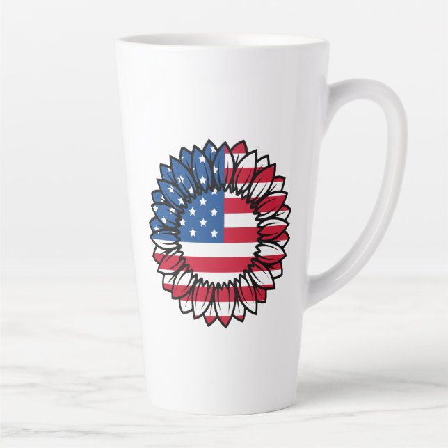 Taza De Café Latte Sunflower-32222 (Derecha)