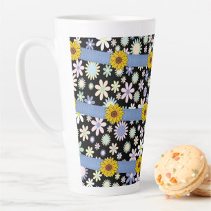 Taza De Café Latte Sunflower Latte Mug