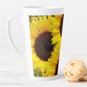 Taza De Café Latte Sunflower Latte Mug