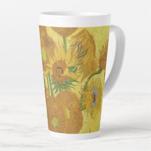 Taza De Café Latte Sunflowers de Vincent van Gogh (1888)