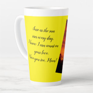 Taza De Café Latte Sunrise I Love You Mug For Mom