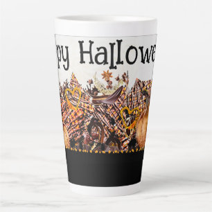 TAZA DE CAFÉ LATTE ¡SUNS! RAYO DE SOL! ¡FELIZ HALLOWEEN! :)