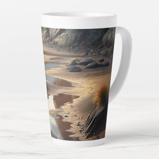 Taza De Café Latte Sunset Shore (Ángulo derecho)
