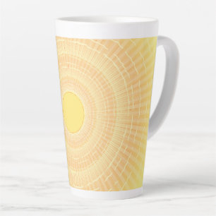 Taza De Café Latte Sunshine Burst