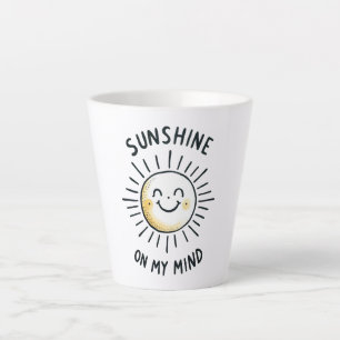 Taza De Café Latte Sunshine En Mi Mente