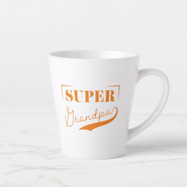 Taza De Café Latte Super Abuelo (Derecha)