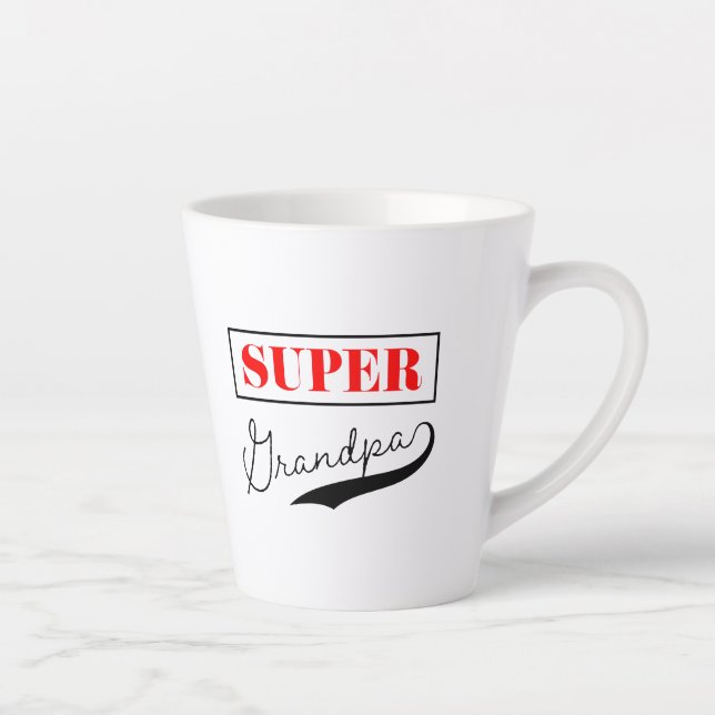 Taza De Café Latte Super Abuelo (Derecha)