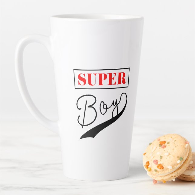 Taza De Café Latte Super Boy (In situ)