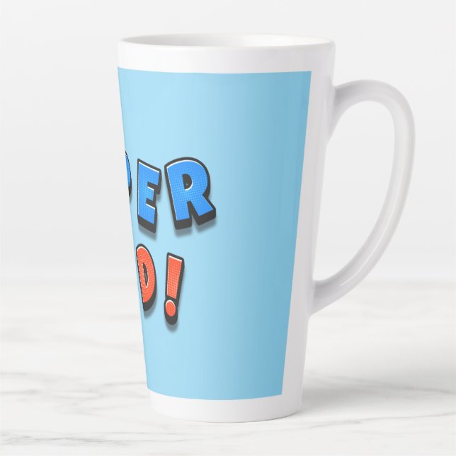 Taza De Café Latte Super Papá (Derecha)