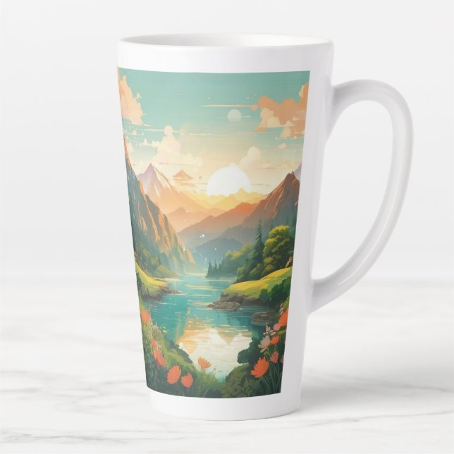 Taza De Café Latte Super Sayan (Derecha)