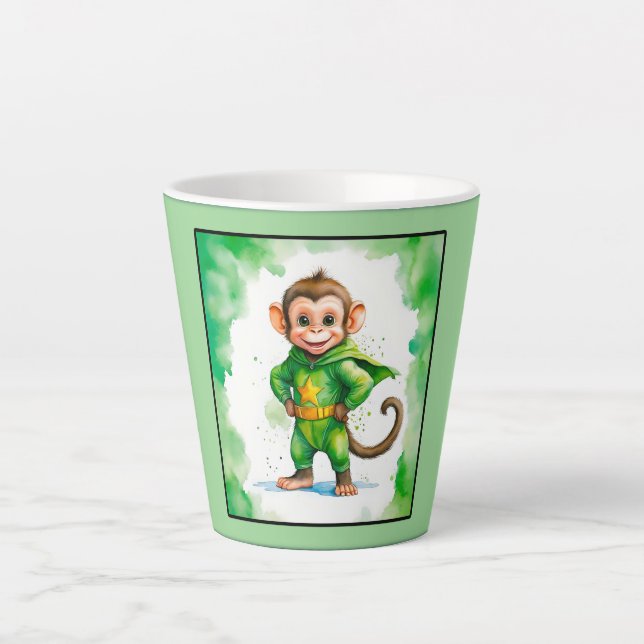 Taza De Café Latte Superaffe, (Anverso)