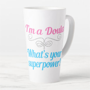 Taza De Café Latte Superhéroe de doble cutto