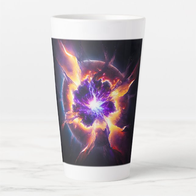 Taza De Café Latte Supernova Latte Mug (Anverso)
