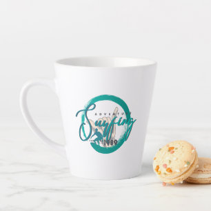 Taza De Café Latte Surfing Sport   Latte Mug