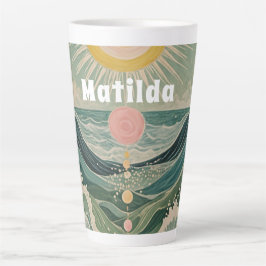 Taza De Café Latte Surge solar personalizado