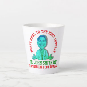 Taza De Café Latte Surgeon Cartoon Art For Postgrad Students