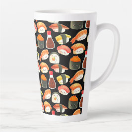 Taza De Café Latte Sushi japonés suave