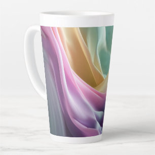 Taza De Café Latte Susurros en Movimiento Pastel