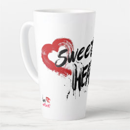 Taza De Café Latte Sweet Heart Latte Mug