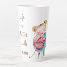 Taza De Café Latte Sweet Yarn Lover