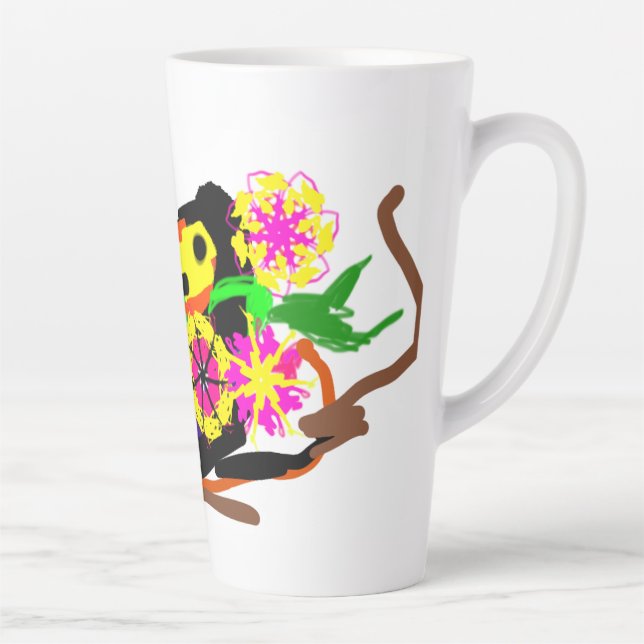 Taza De Café Latte Tacon verano fresco (Derecha)