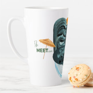 Taza De Café Latte TalkTiki - Tall Latte Mug